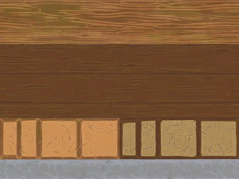 Medieval Village MegaKit (wood trim)