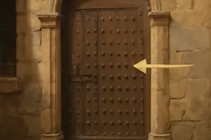 Studded door